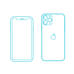 Digital Apple Iphones Engraving Svg Design, Free Vectors File